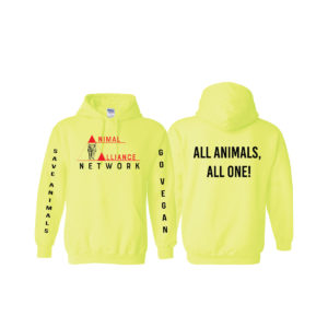 Animal Alliance Network Special Edition Yellow Hoodie